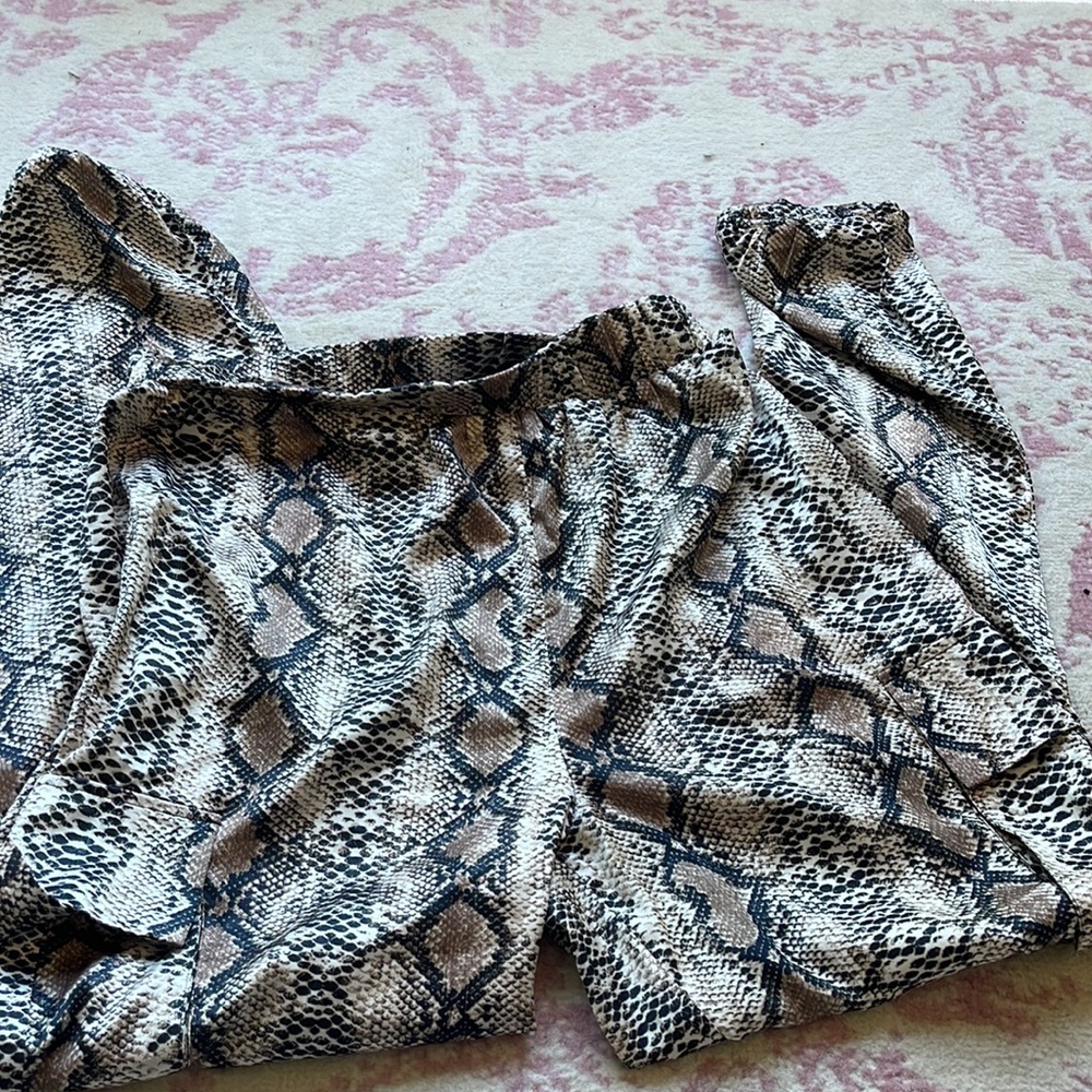 Naked Wardrobe Silky Cargo Pants